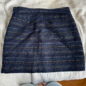 The Loft skirt. Navy. Size 6